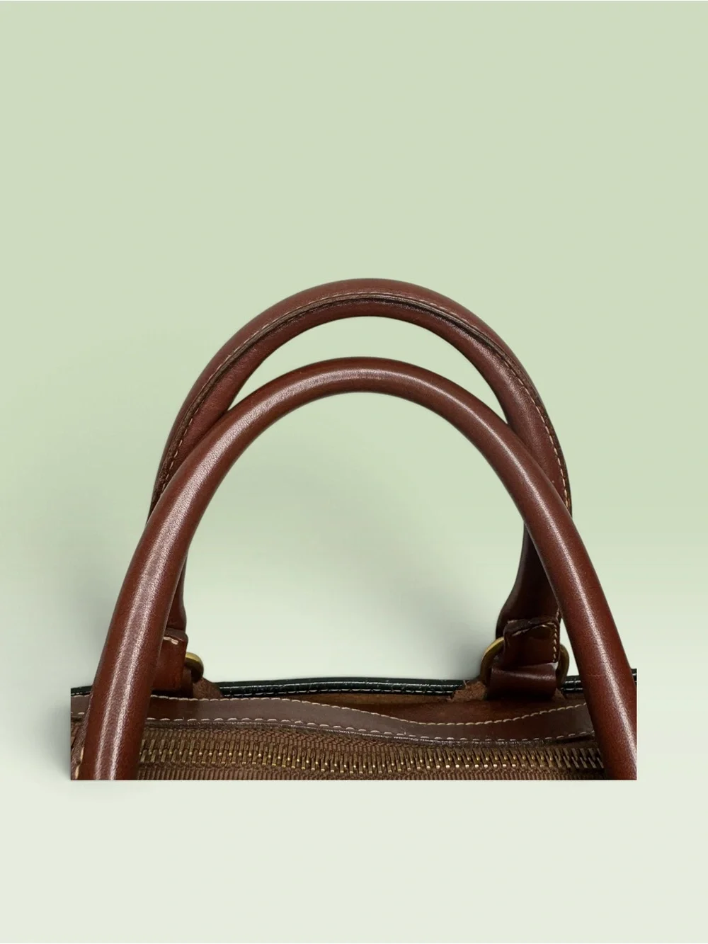 Brahmin 90s Vintage Tuscan Satchel Crossbody